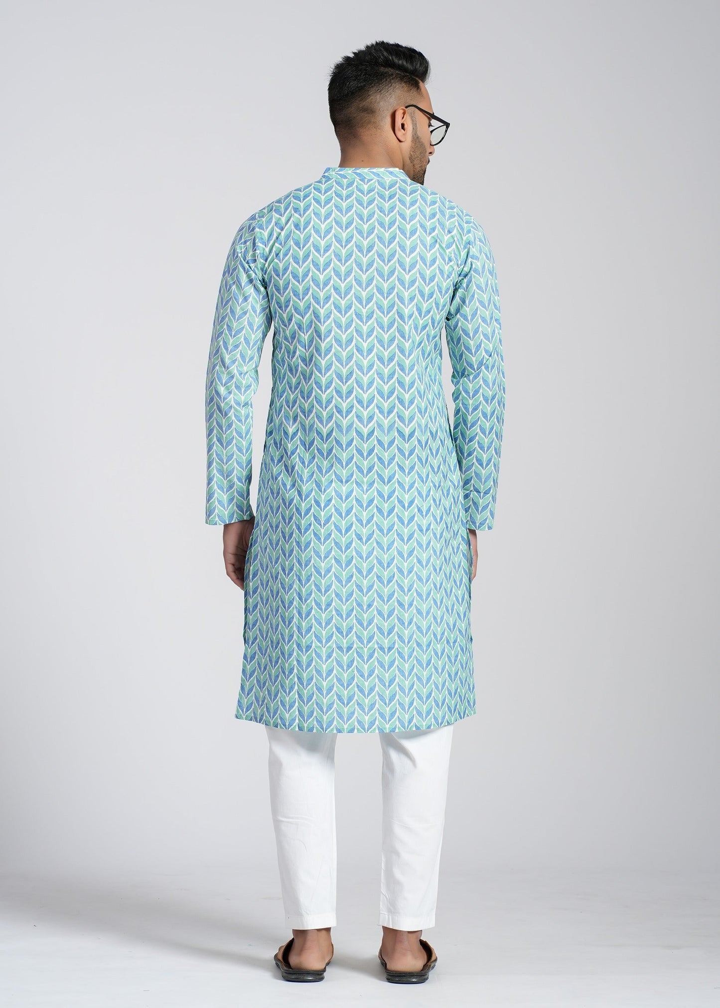 Cotton Block Printed Full Sleeve Kurtas