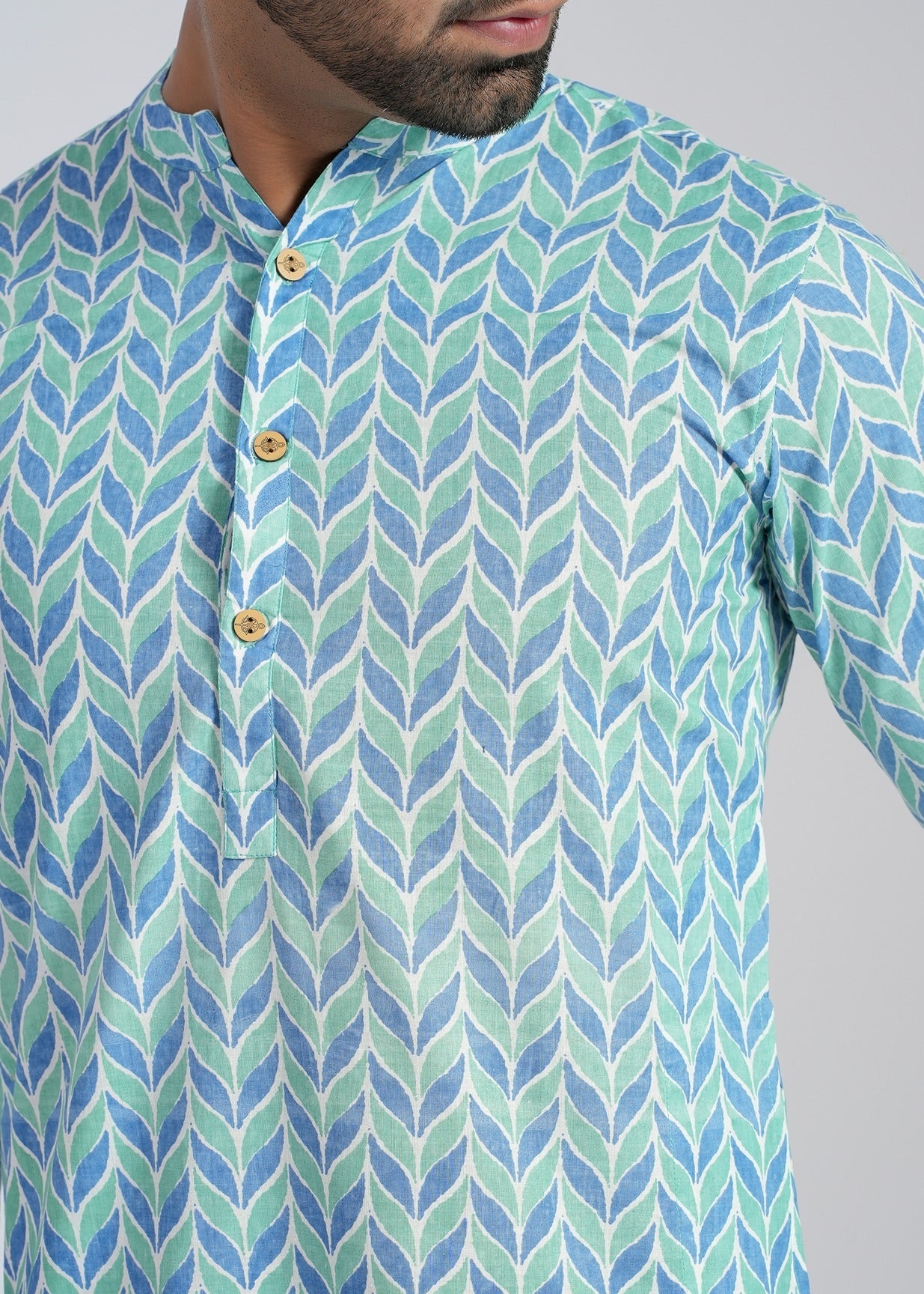 Cotton Block Printed Full Sleeve Kurtas