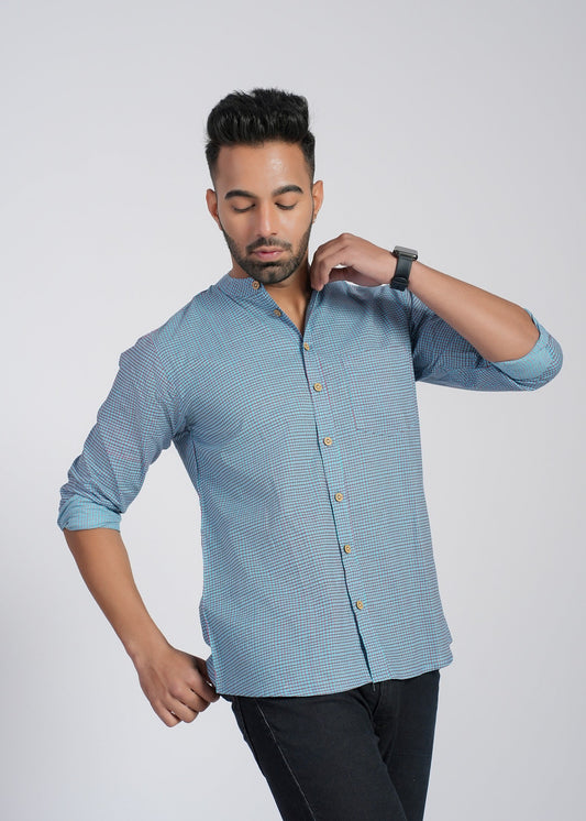 COTTON PRINTED FULL SLEEVE SHIRT