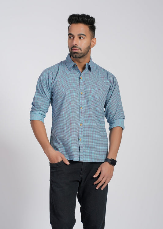 COTTON PRINTED FULL SLEEVE SHIRT