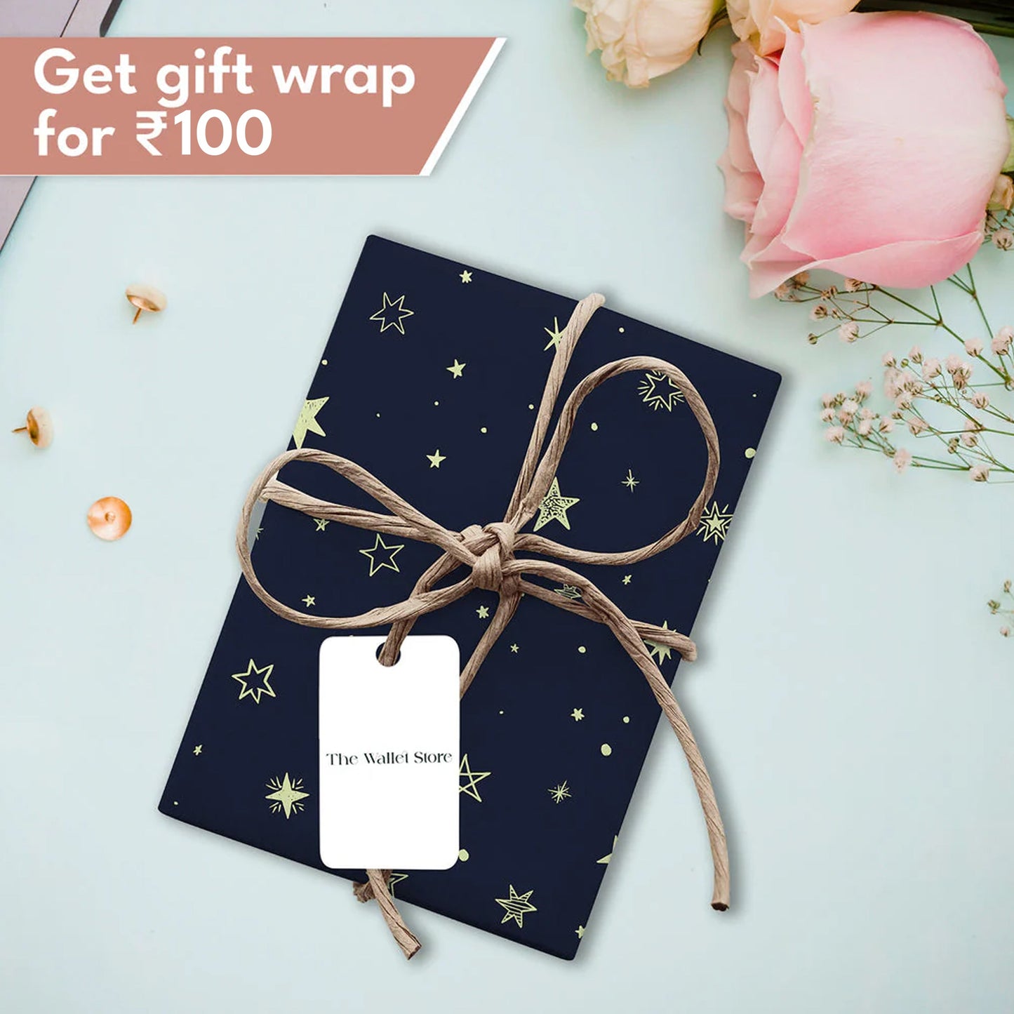 Customized Wallet With Name & Charm
