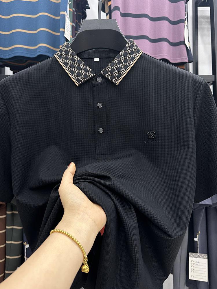 Elite Dynamic Wave Polo T-Shirt: Effortless Motion in Every Thread