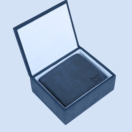 Elegance Bi-Fold Suede Leather Wallet