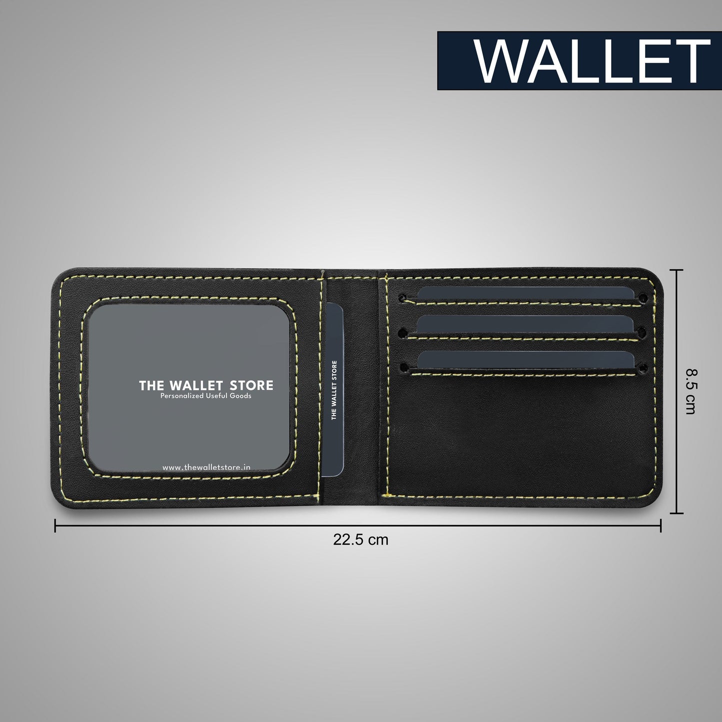 Customized Wallet With Name & Charm