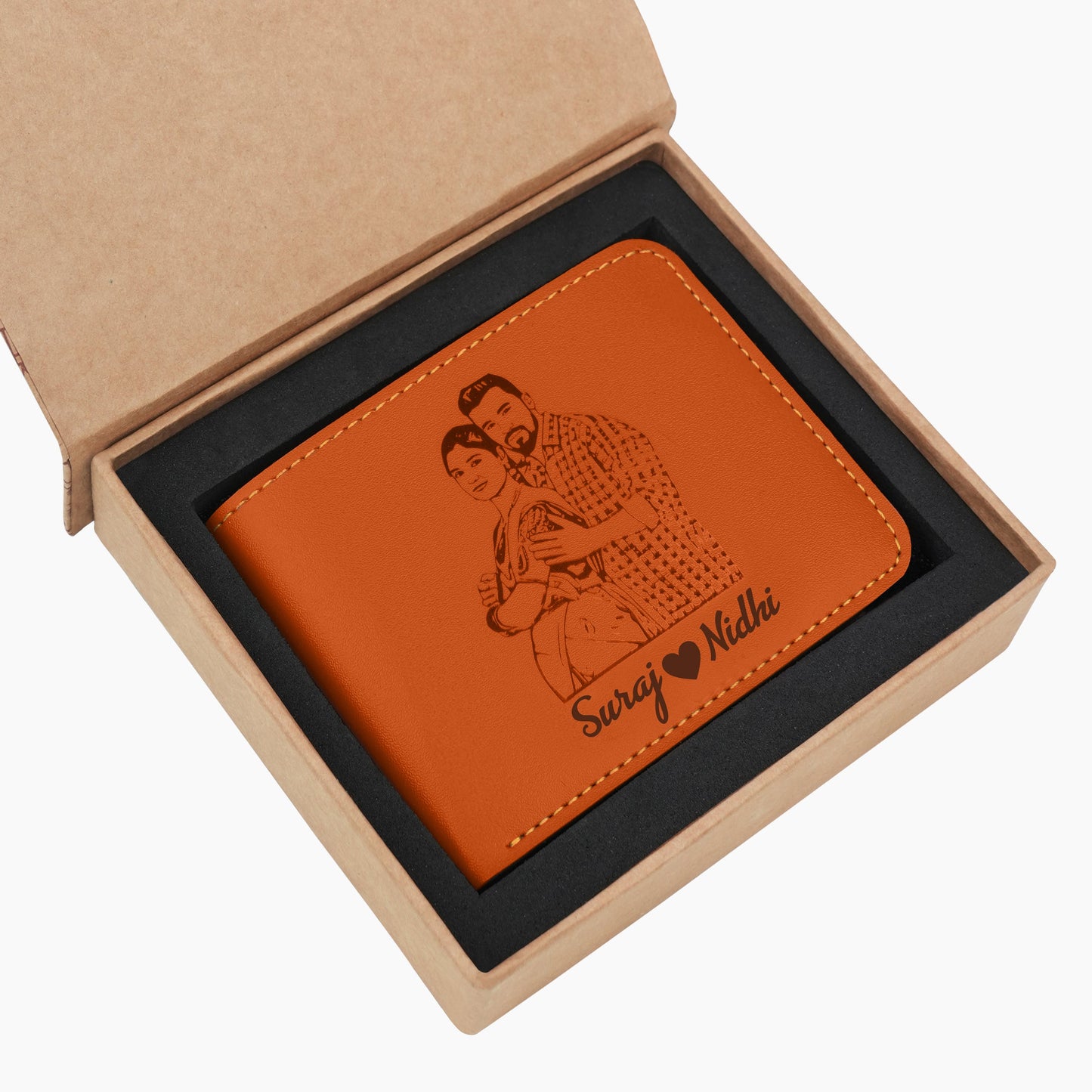 Personalized Sketch Wallet For Men