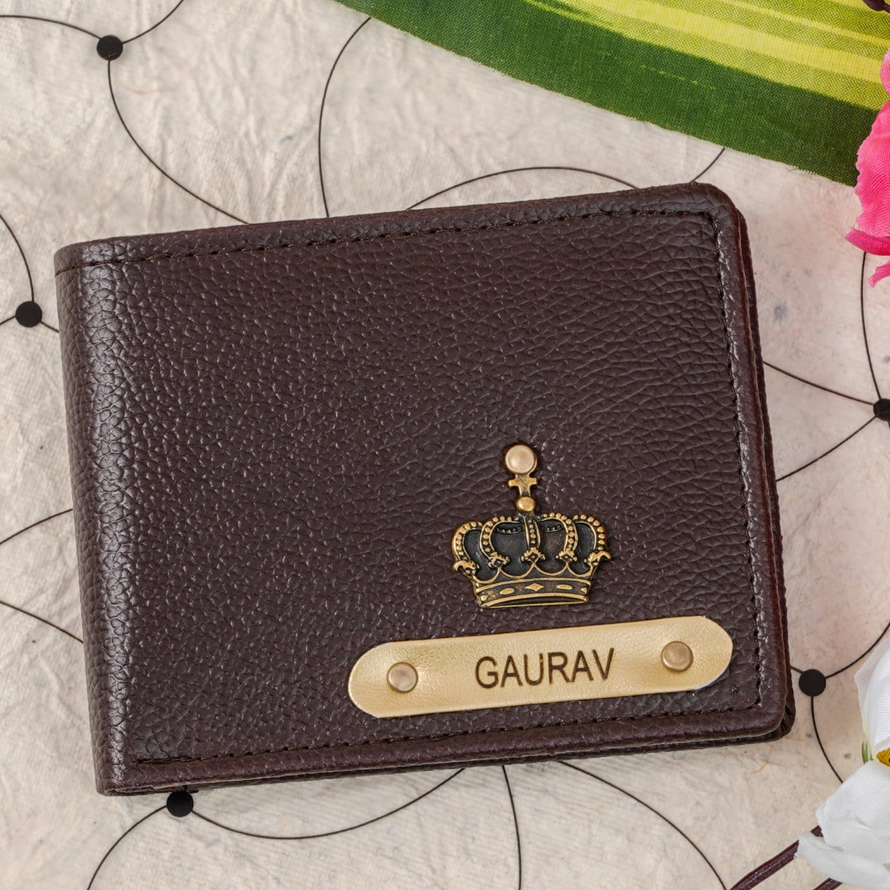 Personalized Textured Wallet For Men