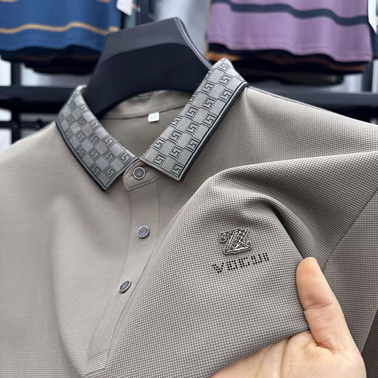Elite Dynamic Wave Polo T-Shirt: Effortless Motion in Every Thread