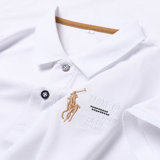 Elite Equestrian Emblem Polo T-Shirt