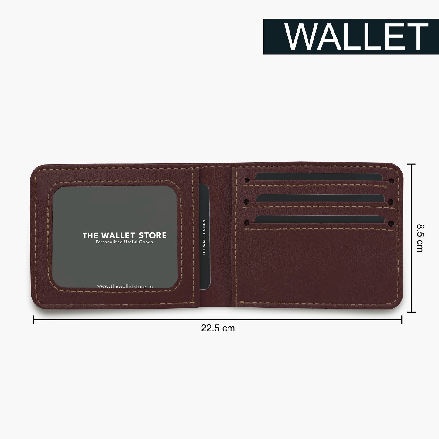 Customized Wallet With Name & Charm