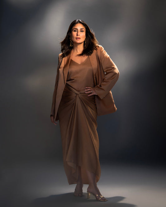 Kelly Co-ord Set Camel