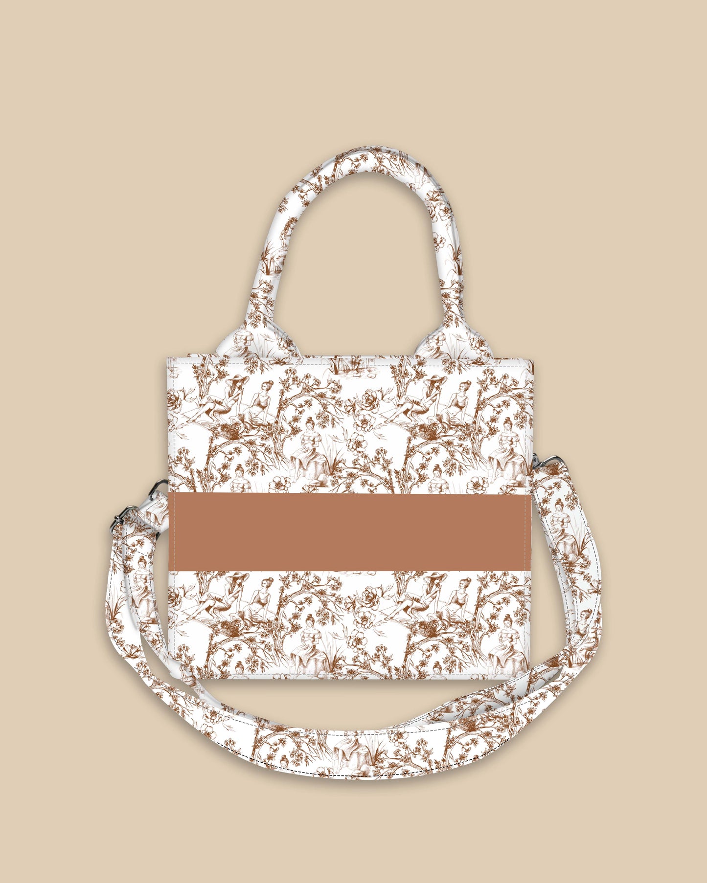 Customized Small Tote Bag Designed with Beautiful Girls And Trees