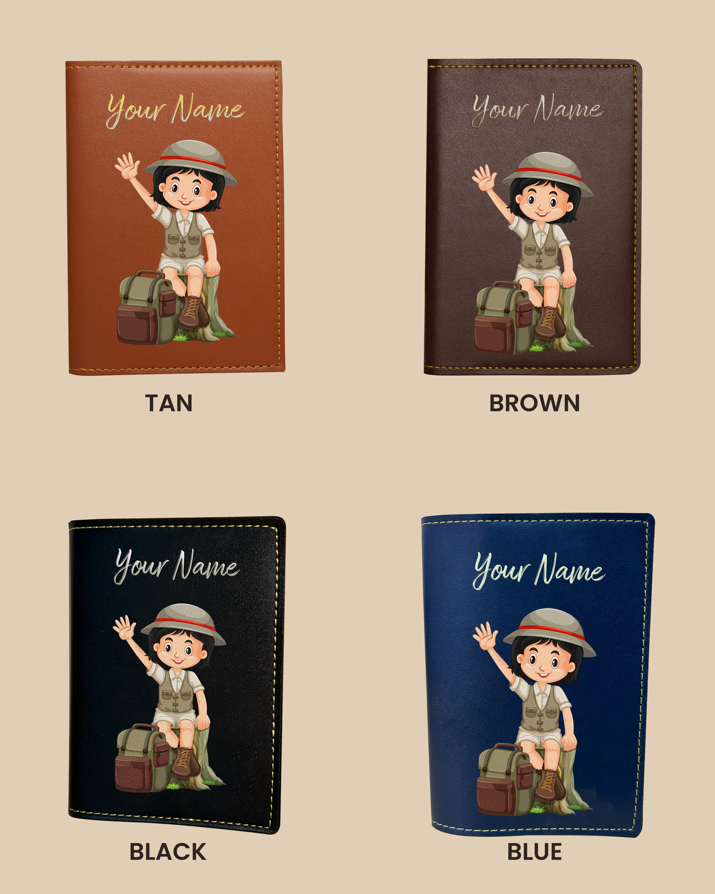 Customized Passport Cover - CUTE EXPLOERE