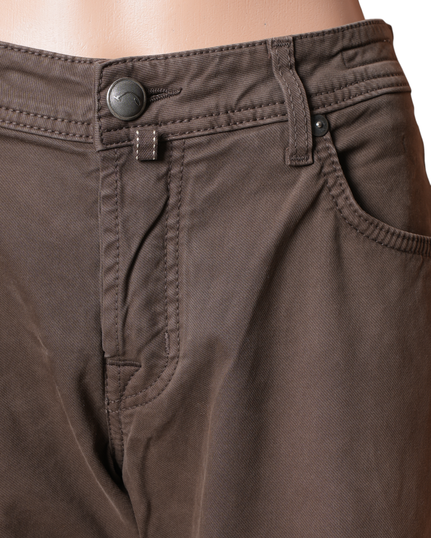 Jacob Cohen Brown Straight Fit Jeans