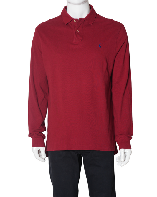Polo Ralph Lauren Red Full Sleeve Shirt