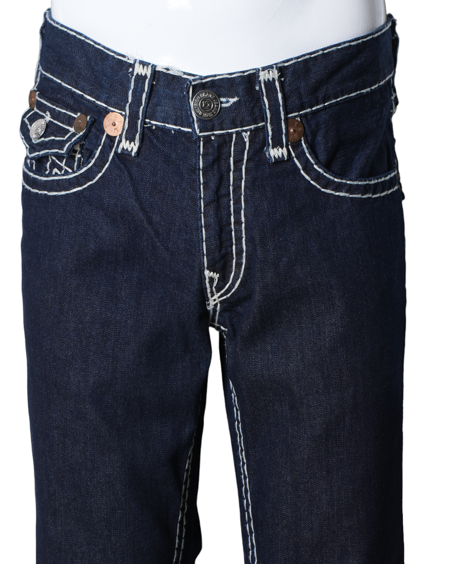True Religion Jeans With White Stitchline Detailing
