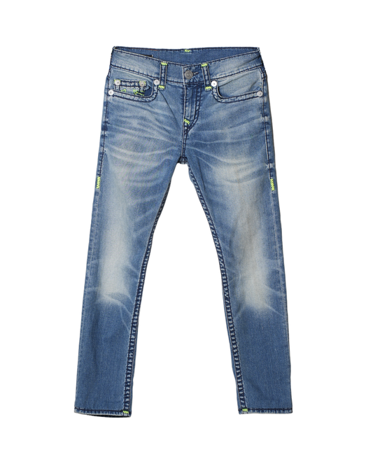 True Religion Rocco Super T Stitch Skinny Jeans