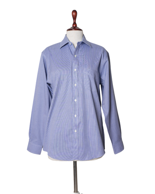 Brooks & Brothers Blue Minute Checks Shirt