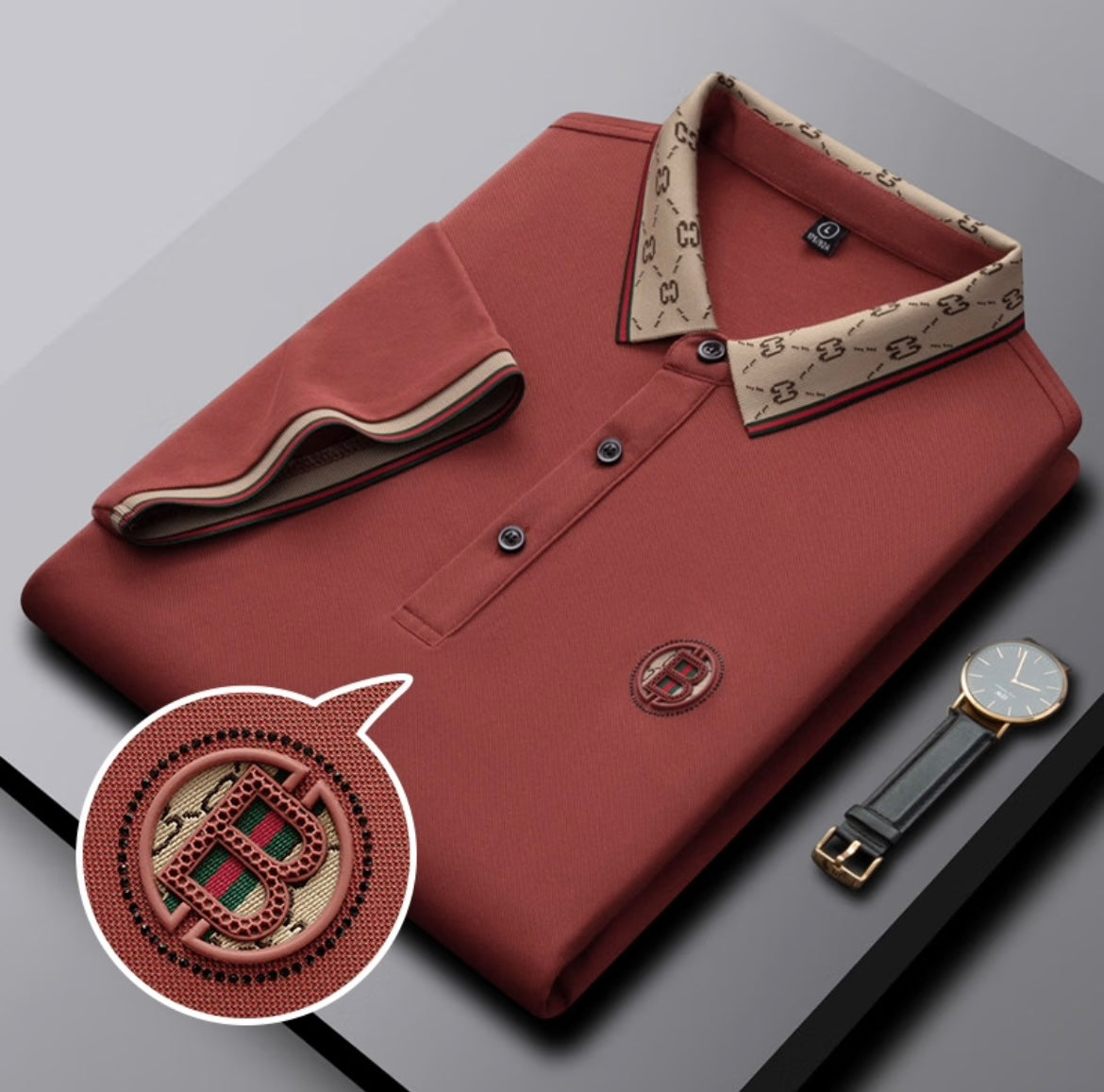 Minimalist Mark Polo T-Shirt