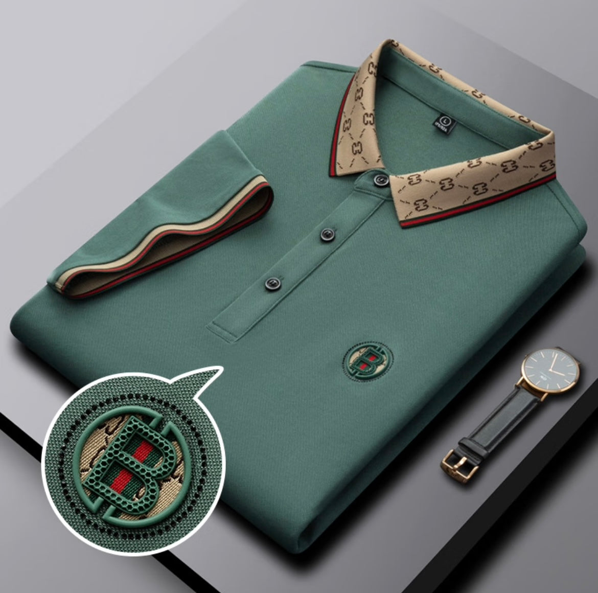 Minimalist Mark Polo T-Shirt