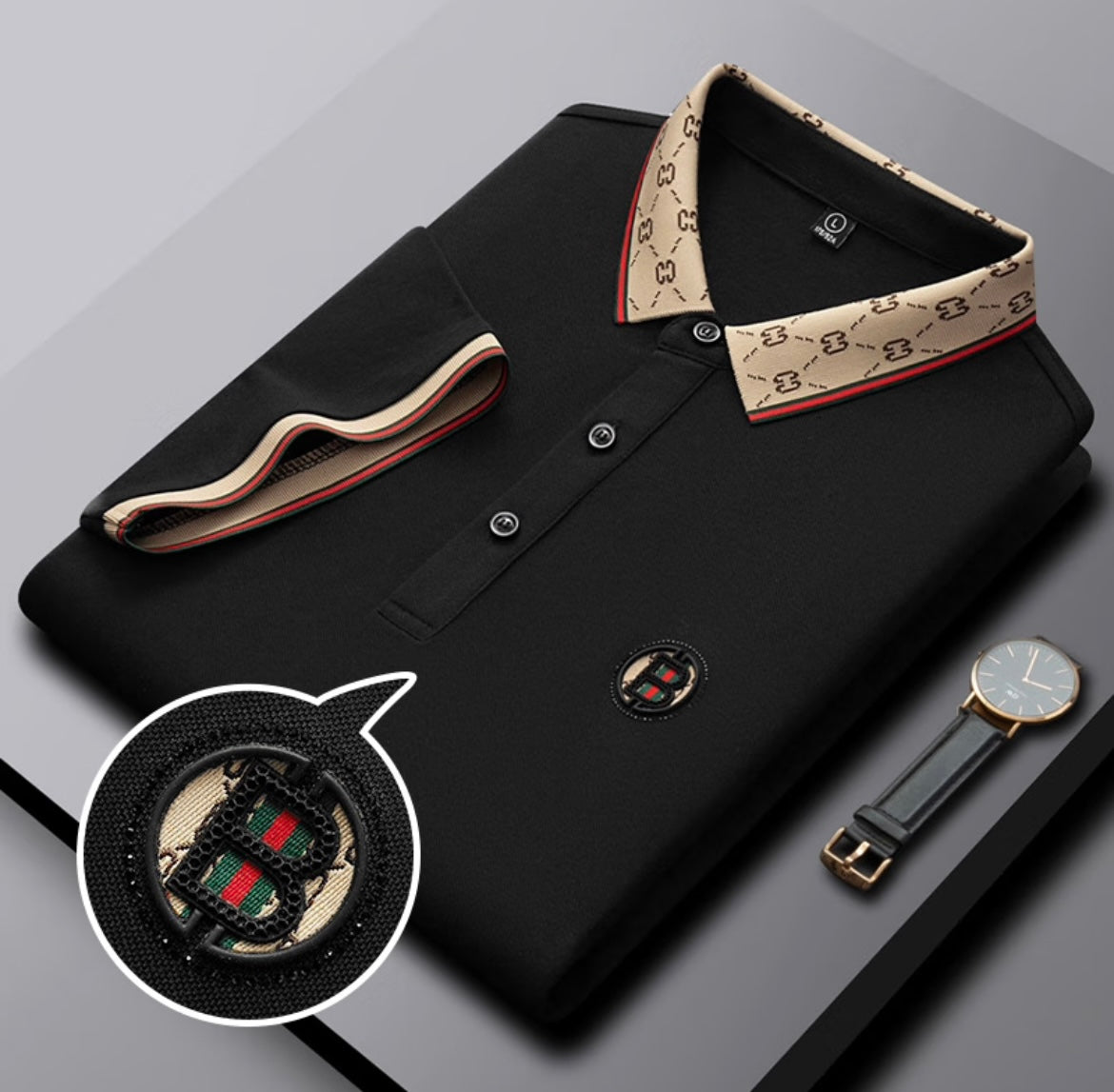 Minimalist Mark Polo T-Shirt