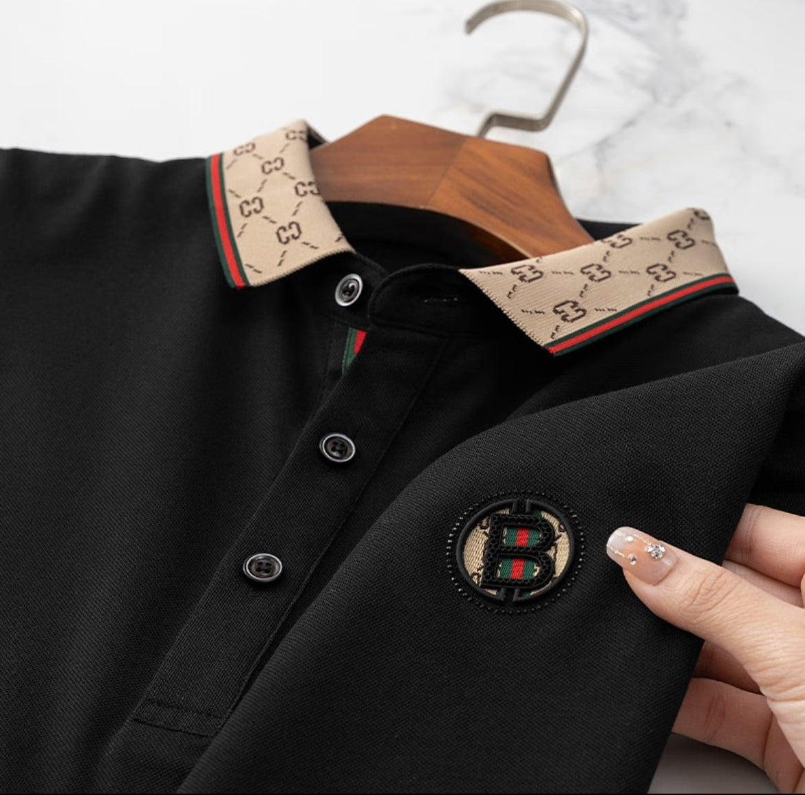 Minimalist Mark Polo T-Shirt
