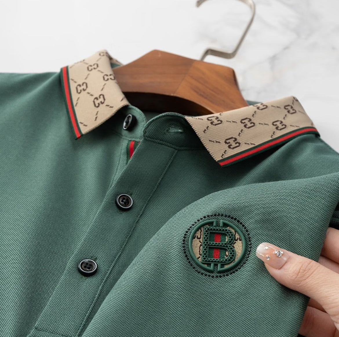 Minimalist Mark Polo T-Shirt