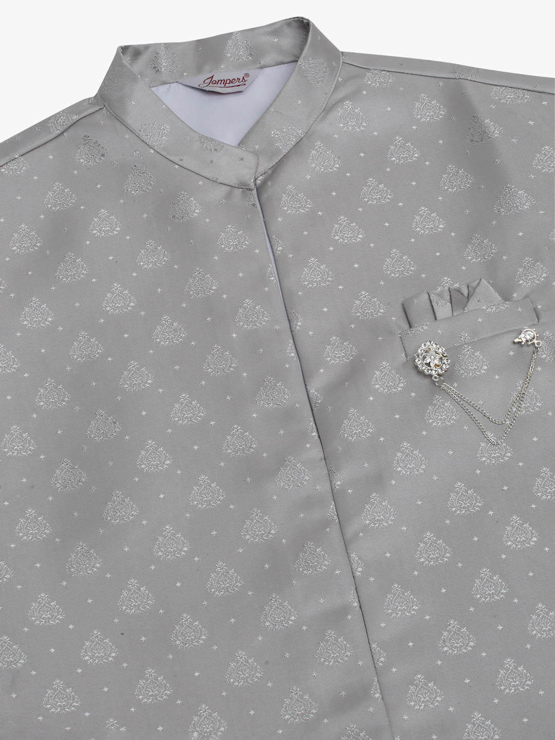 Men's Solid Kurta Pyjama With Shrug Jacket