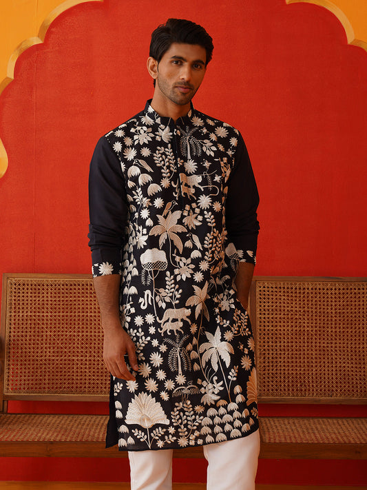 Embroidered Straight Kurtas.