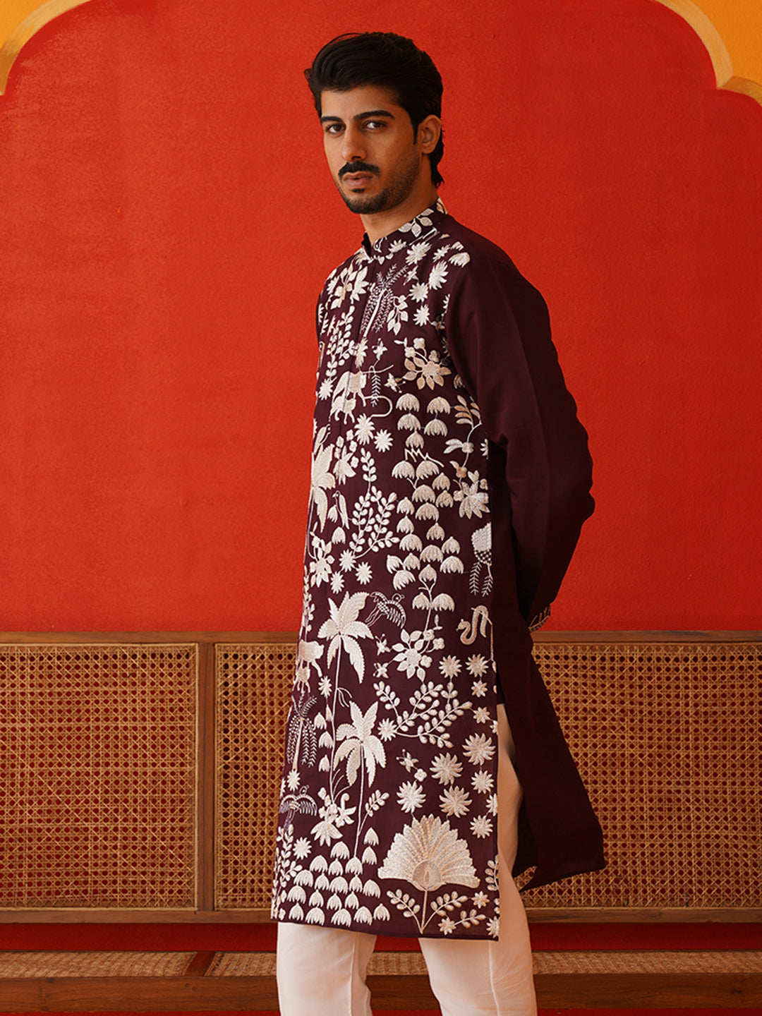 Embroidered Straight Kurtas.