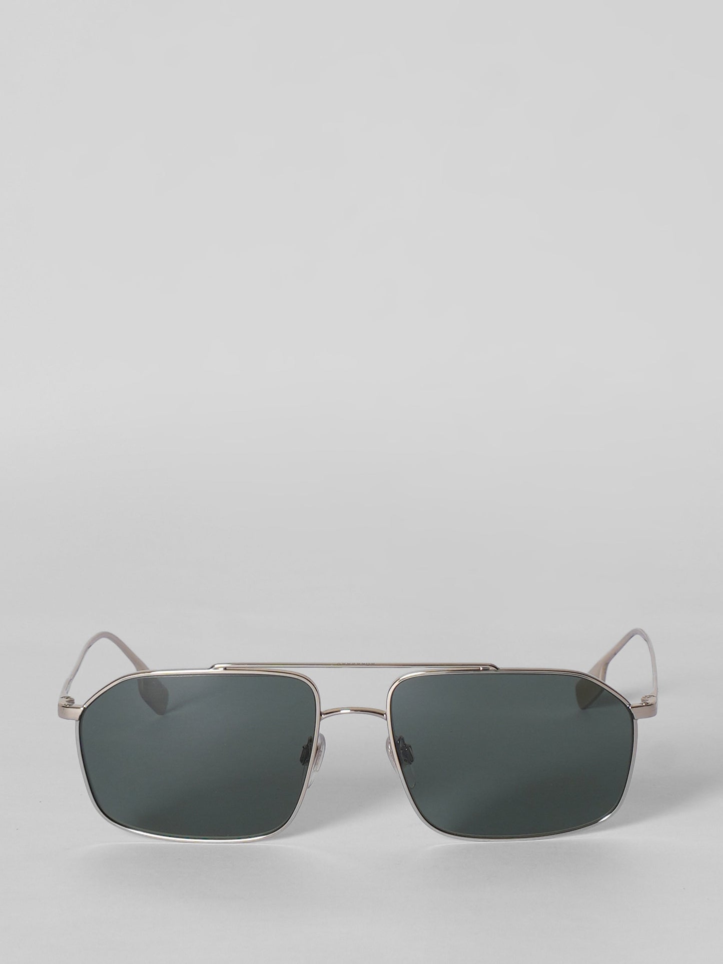 Burberry Rectangle Mens  Metal Sunglasses