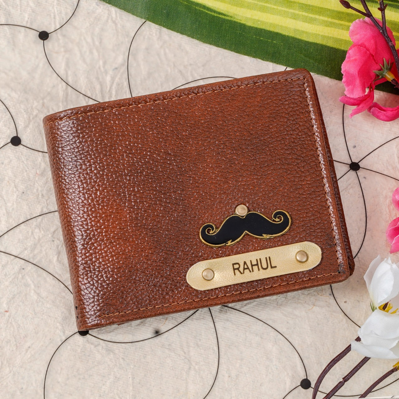 Personalized Textured Wallet For Men