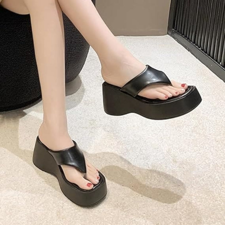 Comfort Crest Women's Flip Flop Wedges