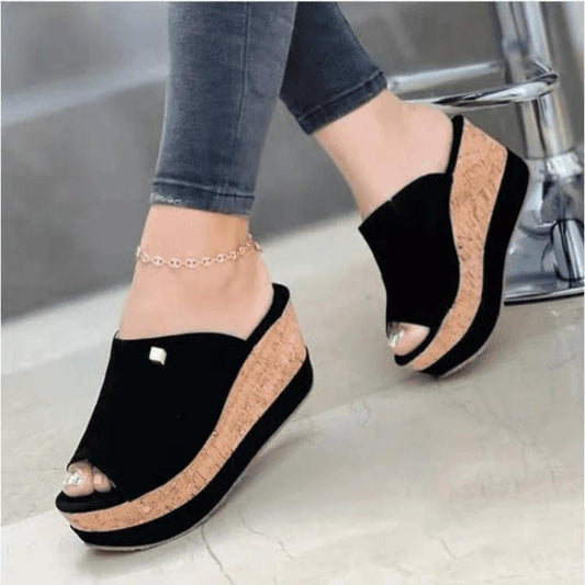 Fish Mouth Comfortable Wedges