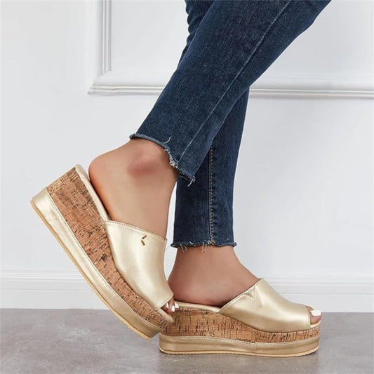 Casual Pump Platform Wedges
