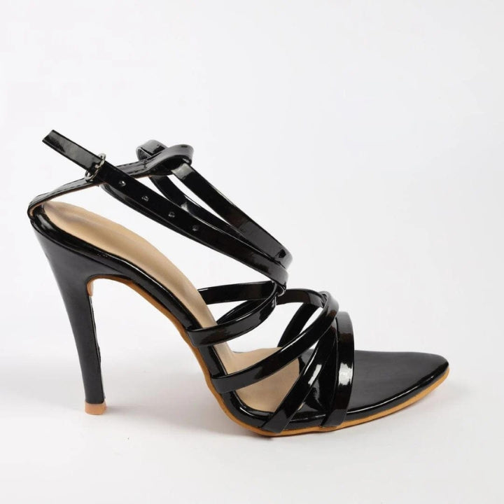 Devil Land Black Pointed Heels