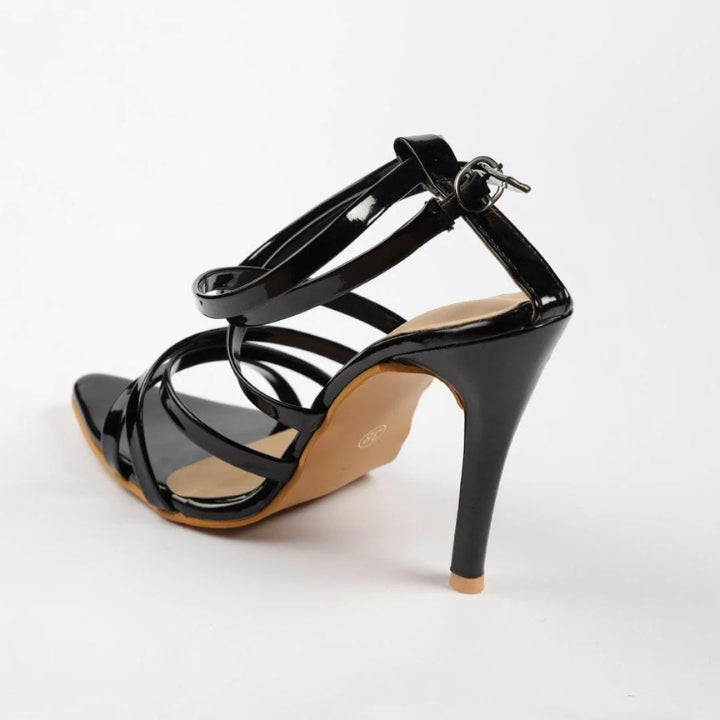 Devil Land Black Pointed Heels