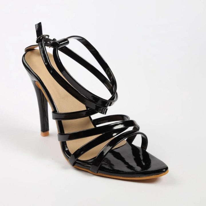 Devil Land Black Pointed Heels