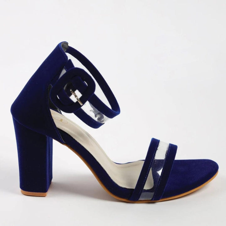 Starlit Ankle Strap Block Heels