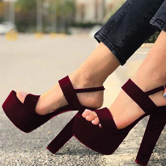 Dazzle Diva Block Heels