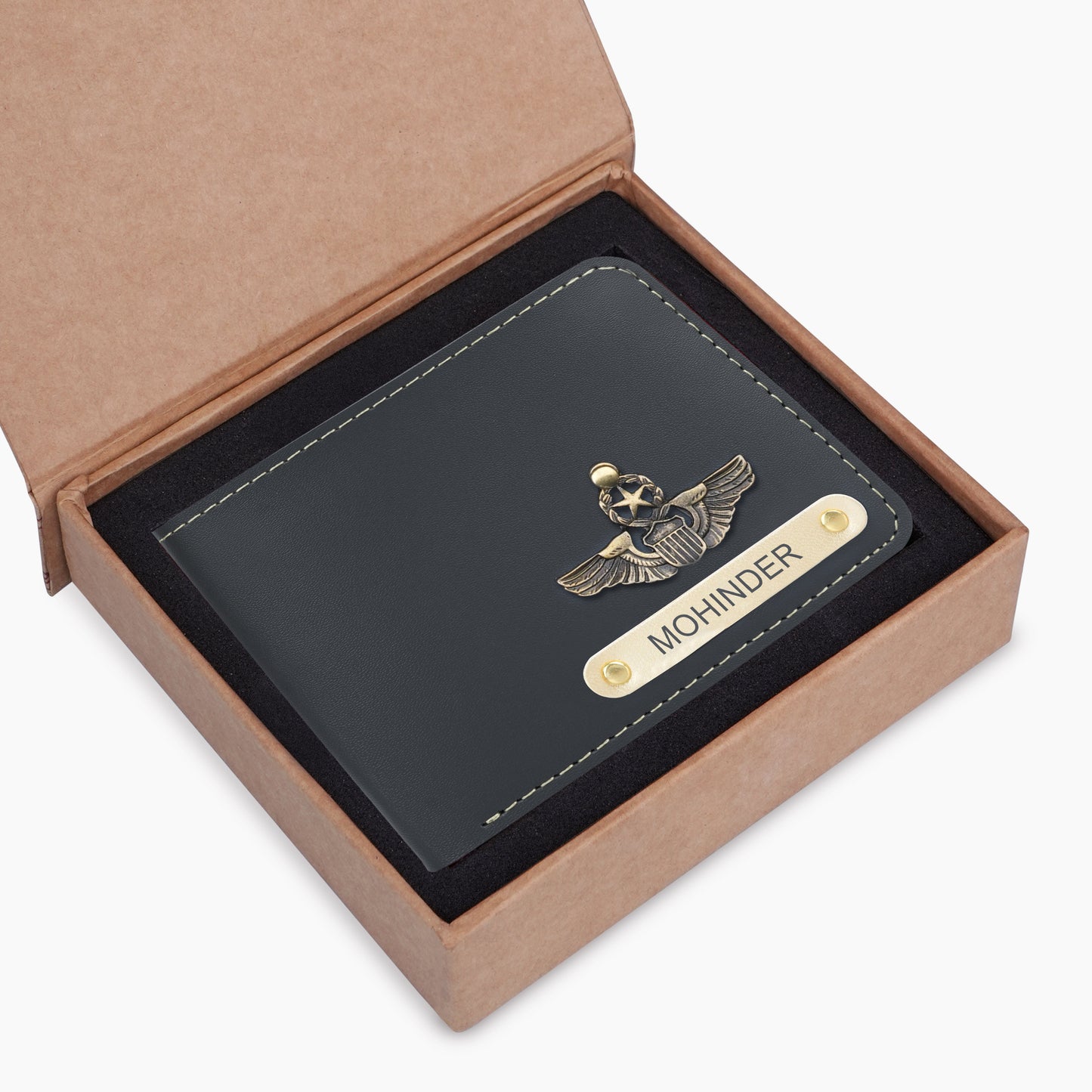 Customized Wallet With Name & Charm