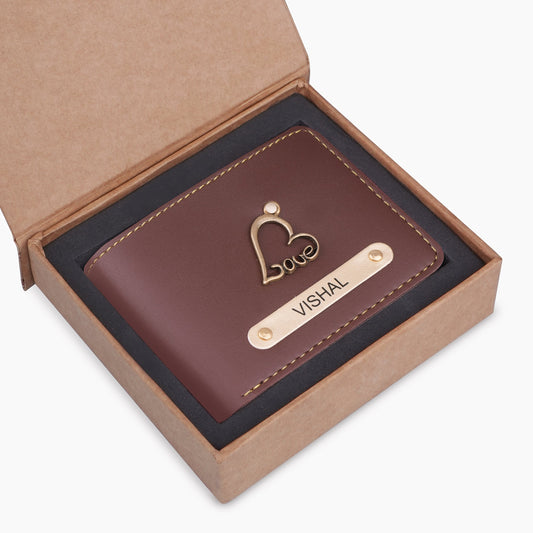 Customized Wallet With Name & Charm