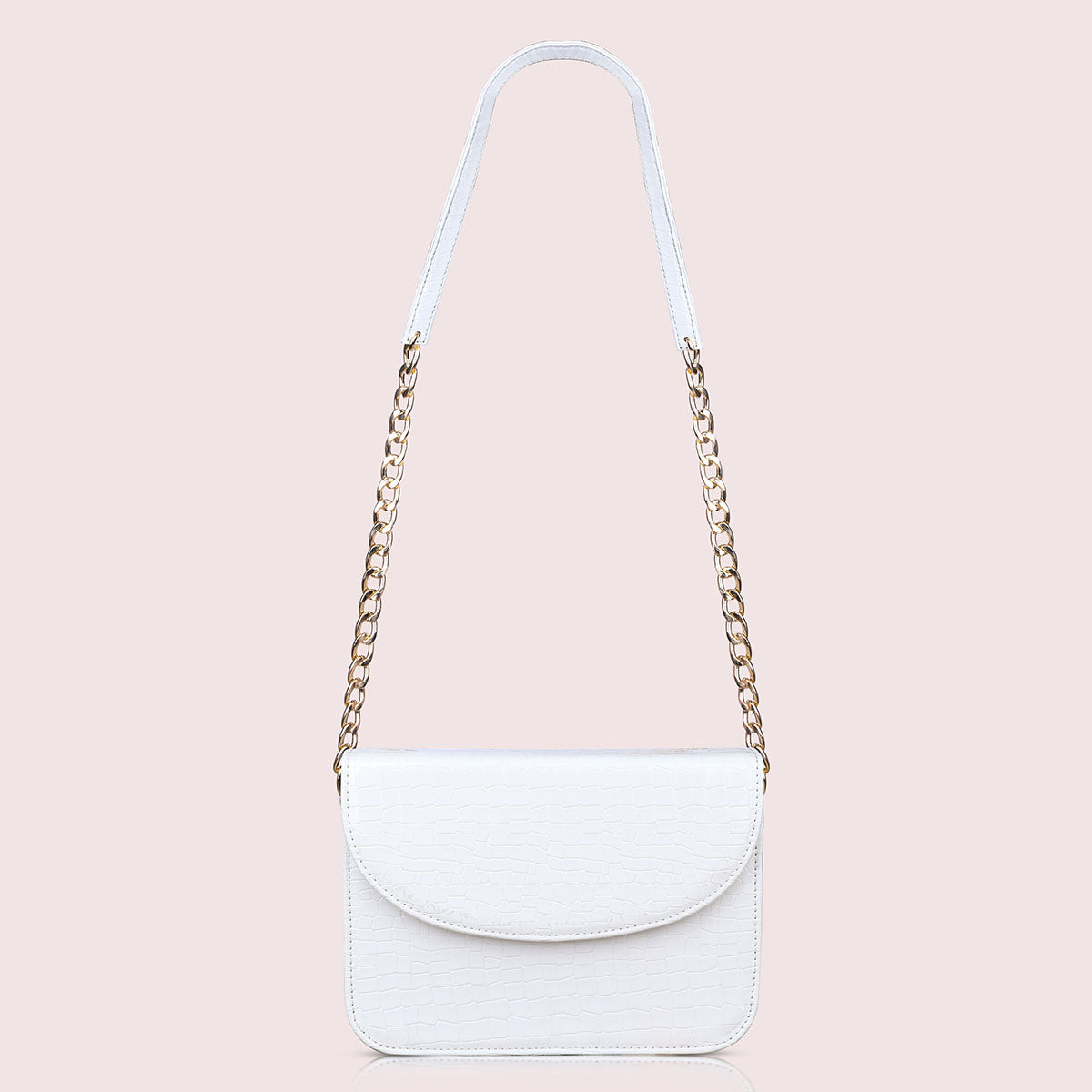 Premium Brick Style Leather Sling Bag