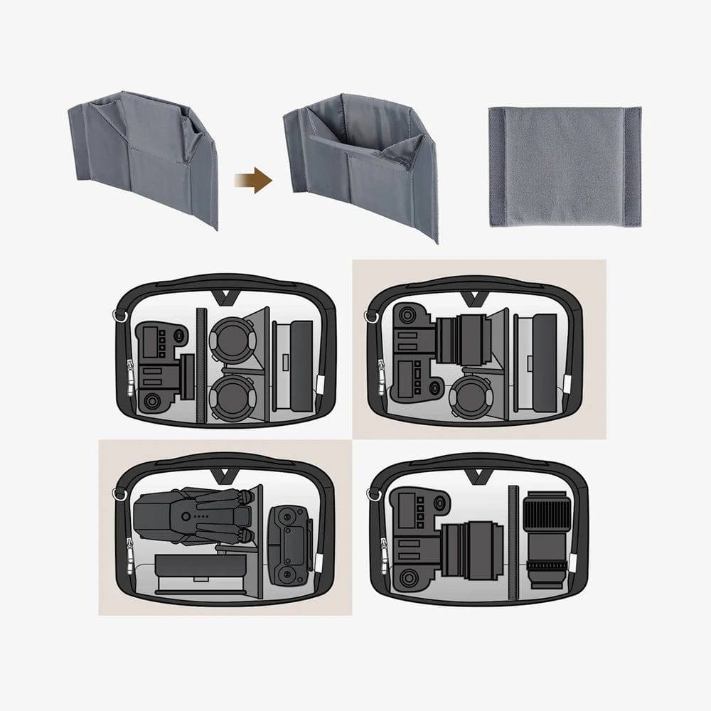 DSLR Crossbody Camera Bag - Black