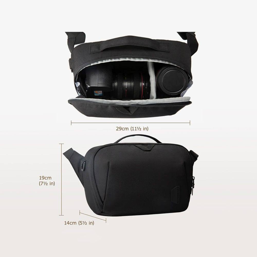 DSLR Crossbody Camera Bag - Black