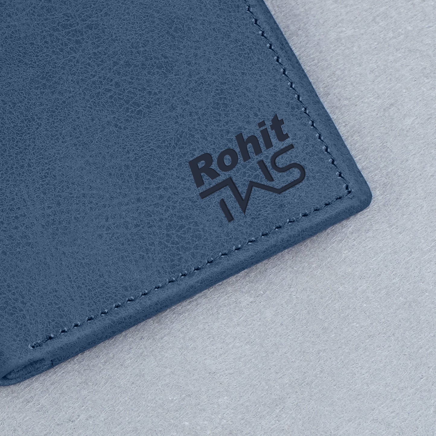 Classic Suede Leather Bi-Fold Cardholder