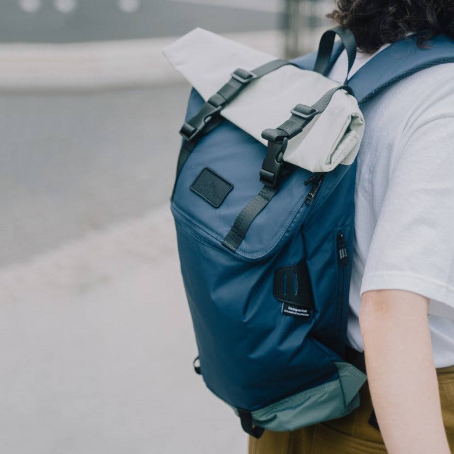 Christopher Go Wild Series Travel Backpack 18L - Navy & Grey