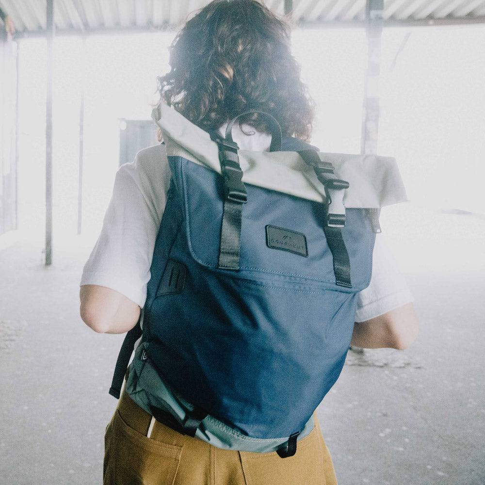 Christopher Go Wild Series Travel Backpack 18L - Navy & Grey