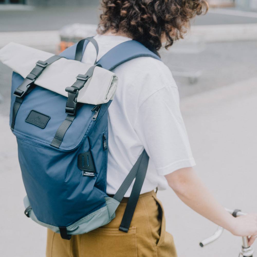 Christopher Go Wild Series Travel Backpack 18L - Navy & Grey