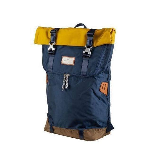 Christopher Travel Backpack 18L - Navy x Mustard