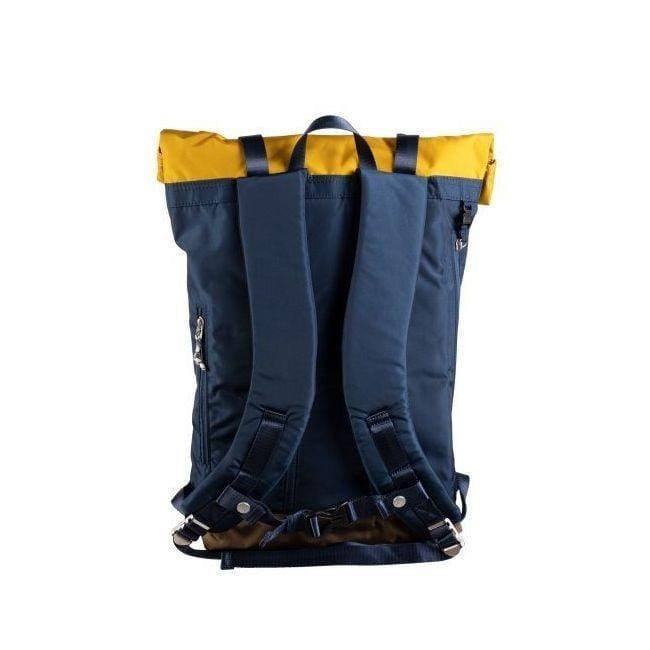 Christopher Travel Backpack 18L - Navy x Mustard